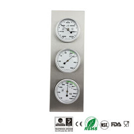 Stainless Steel Material Calibrated Temperature And Humidity Monitor 350g Light Weight