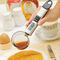 Silver Digital Measuring Spoon , Kitchen Spoon Scale With Replaceable Heads
